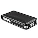 BONAMART Black PU Leather Case for Apple Iphone 4 4G