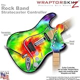 Tie Dye WraptorSkinz Skin fits Rock Band Stratocaster Guitar for Nintendo Wii, XBOX 360, PS2 & PS3 (