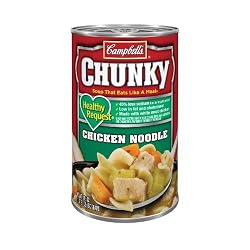 Campbell's Chunky Healthy Request Chicken Noodle, 18.6-Ounce, (Pack of 12)