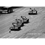 Tiananmen Square (Man & Tanks) Art Poster Print - 24" X 36"
