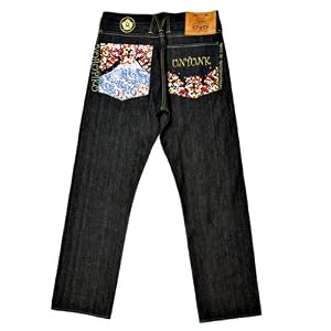 Yoropiko Sakura Bird denim jeans - YORO9091.