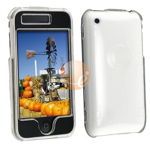 Apple iPhone 3GS 16GB / 32GB Crystal Clear Transparent Snap-On Cover Hard Case Cell Phone Protector by Eforcity