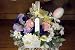 Spring/Easter White Basket Arrangement