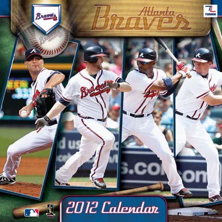 Atlanta Braves 2012 Team Wall Calendar