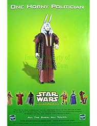 Single Detail Page Misc: Mas Amedda - One Horny Politician - Star Wars Power of the Jedi Hasbro Action Figures: Great Original Photo Print Ad! - ImaPaqRat