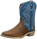 Justin Boots Women's Gypsy Fasion Riding Boot, Bay Apache/Turquoise, 10.5 B US