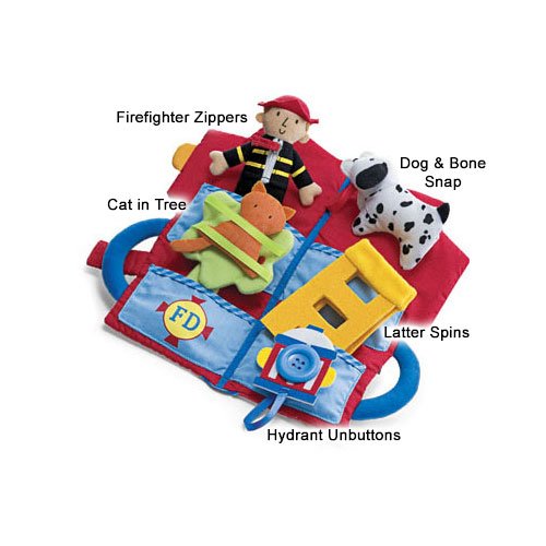 Baby Gund Take A Long Fire Truck