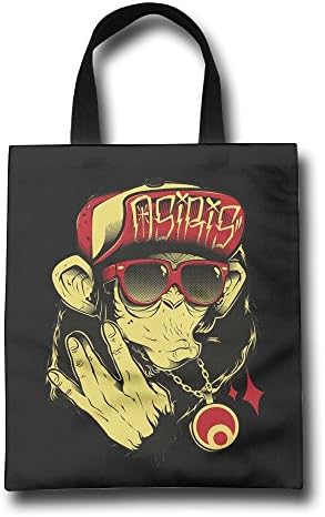 RWTHQ BAG I Love Hat Glasses Cool Chimpanzee Tour 2016 Canvas Cotton Shoulder Bag