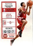 2010 11 Playoff Contenders Plates & Patches Basketball Card # 39 Kevin Martin Houston Rockets In a Protective Screwdown Display Case!