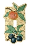 Crackle Fruit Single Switchplate Cover