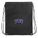 TCU Logo Drawstring Bag Cinch Texas Christian University Draw String Back Pack - For Boys Girls Students or Adults