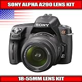 Sony Alpha A290L 14.2 MP Digital SLR Camera with 18-55mm Lens