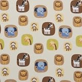 Tiddliwinks Safari Friends Fitted Sheet
