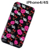 ハローキティ×AMONNLISA iPhone4・4S対応ケース キス　HK77i-phone-001