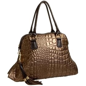 SR SQUARED by Sondra Roberts Quilted Dome W/ Tassel