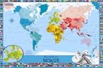 Ma carte du monde pour enfants : 1 po...