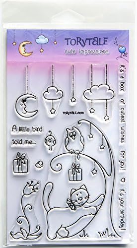 ToryTale Decorative Clear Stamps Set Gift 4x6 Inch