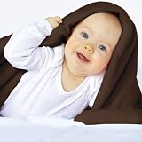 Supersoft Warm Fleece Blanket Throw 150x200 cm (Brown)by Jago