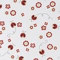 Tiddliwinks Ladybug Fitted Crib Sheet