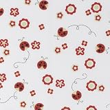 Tiddliwinks Ladybug Fitted Crib Sheet