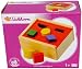 Spielwaren : Eichhorn 100003582 - bunte Holz-Steckbox, inklusive Bausteine, 16x13x7 cm