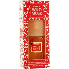 Coty Wild Musk by Coty for Women. Concentrate Cologne Spray 1.5-Ounces