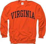 Virginia Cavaliers Orange Arch Crewneck Sweatshirt