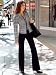 sportive Boucle Jacke Blazer Bouclejacke Schwarz-weiss 40