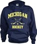 Michigan Wolverines Perennial Hockey Hooded Sweatshirt
