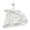 Sterling Silver Books with Quill Charm
