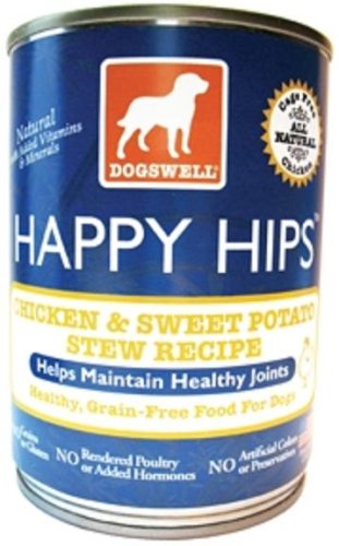 Buy Dogswell Happy Hips Chicken & Sweet Potato Formula, 12.5-Ounce Cans (Pack of 12) online at Discounted New and Used prices. Delivered to your door with Off-The-Bookshelf.