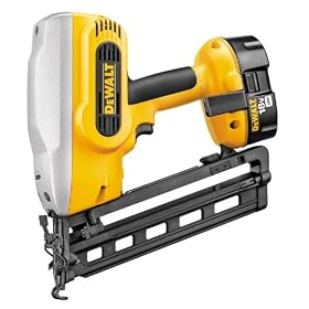 DeWalt DC618KA 18V Cordless Angled Finishing Nailer with 2 Batteries and Charger