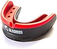 MOUTH GUARD - "Premium" Black & Red Mouthguard for Sports with Case. BEST for Hockey, Football, Boxing, MMA, Basketball, Baseball, Muay Thai, & Karate! - Top Protection & Comfort - With Guarantee