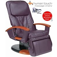 Eggplant Leather HT-130 HTT-10i Robotic Human Touch Massage Chair