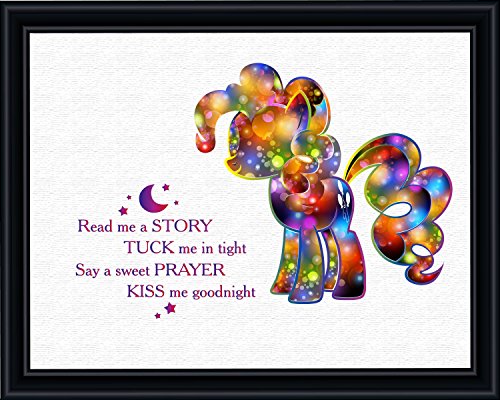Aprilskys Workshop 8X10 My Little Pony Canvas Art Print Wall Decor Home Décor Room Deco Inspirational Wall Art Gift A365