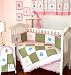 Mirabella Garden Pink Baby Crib Nursery Bedding 10 pieces Set ** Below Cost Clearance! Limited Qty. **