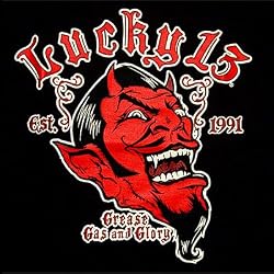 Lucky 13 Grease, Gas & Glory Mens Black T-Shirt NEW