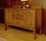 Mission Solid Oak Sideboard Buffet