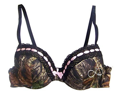 Infinity Symbol On Mossy Oak Camouflage Bra