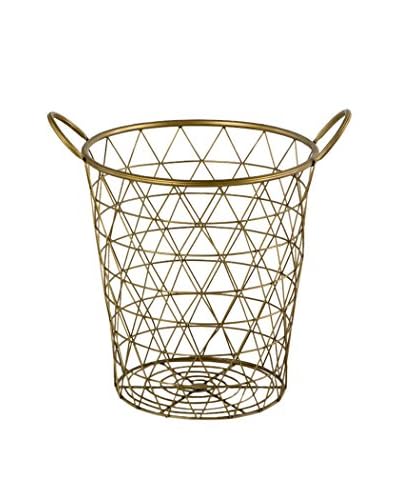 Natura Accent  Cestino Porta Utensili Dorato