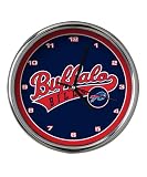 Buffalo Bills Chrome Clock