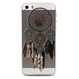 UNEXTATI iPhone SE ケース TPUケース ハードカバー 超薄型ケース カバー 耐衝撃 全面保護 軽量 脱着簡単 クリア 透明 Apple iPhone SEカバー Cover (P1