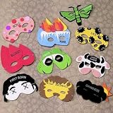 Passover Plague Masks 10ct