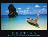 Destiny (Boat on Beach) Motivational Poster Print - 16