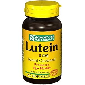 Lutein ( from of 4:1 Extract ) 6 mg 50 Softgels Good'n Natural