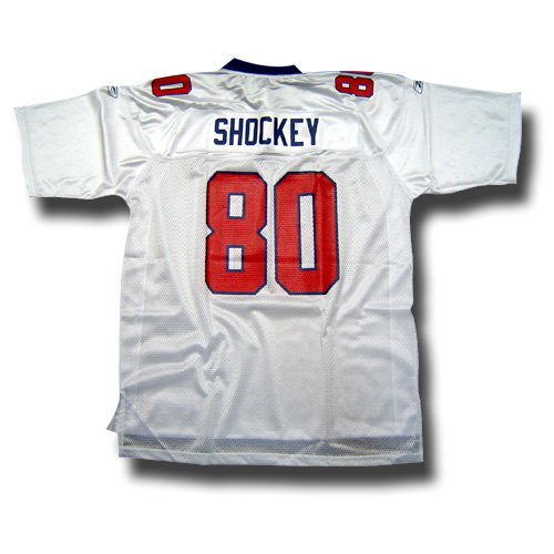 Jeremy Shockey #80 New York Giants NFL Replica Player Jersey By Reebok (White)