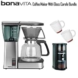 Bonavita BV1800 8 Cup Coffee Maker With Glass Carafe Bundle