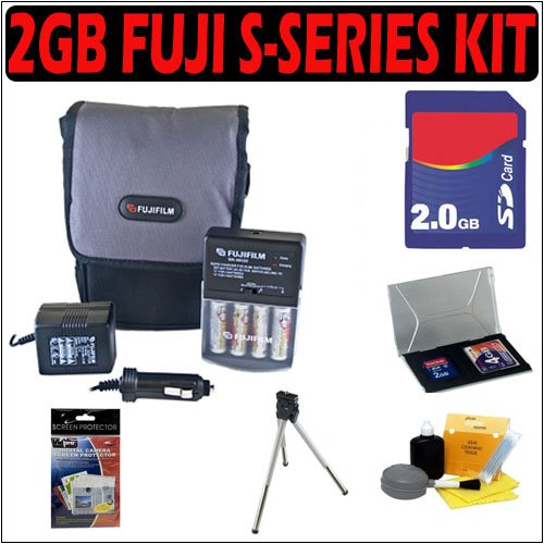 Fuji Finepix S Series 2GB Starter Kit (For S700, S1000fd, s2000hd, S8000fd S8100fd Digital Cameras)