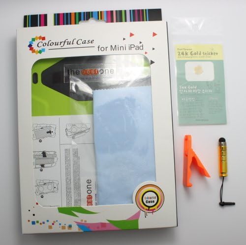 TheBestOne Series Ipad Mini Case(Previous Generation)3d Dual Protect Cover(newest Non Toxic Silicone Pc-multiple Color Options)extreme-duty Military Skin with Stand Rainproof Shockproof Dustproof Case for Ipad Mini Tablet Laptop+ (Free Capacitive Pen &amp; Mini Bracket &amp; Radiation Stickers)-yellow