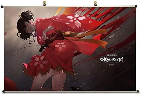 Canvas Wall Scroll Poster (32x20 inches)-Kabaneri Of The Iron Fortress Mumei Koutetsujou No Kabaneri Koutetsujou No Kabaneri_Ly3595